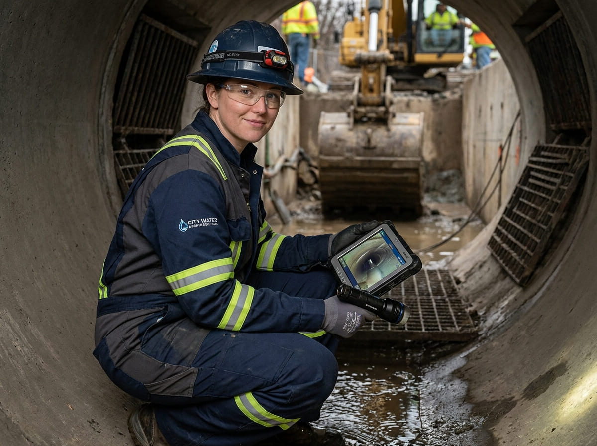 Sewer Line Inspection & Replacement in Edgewood